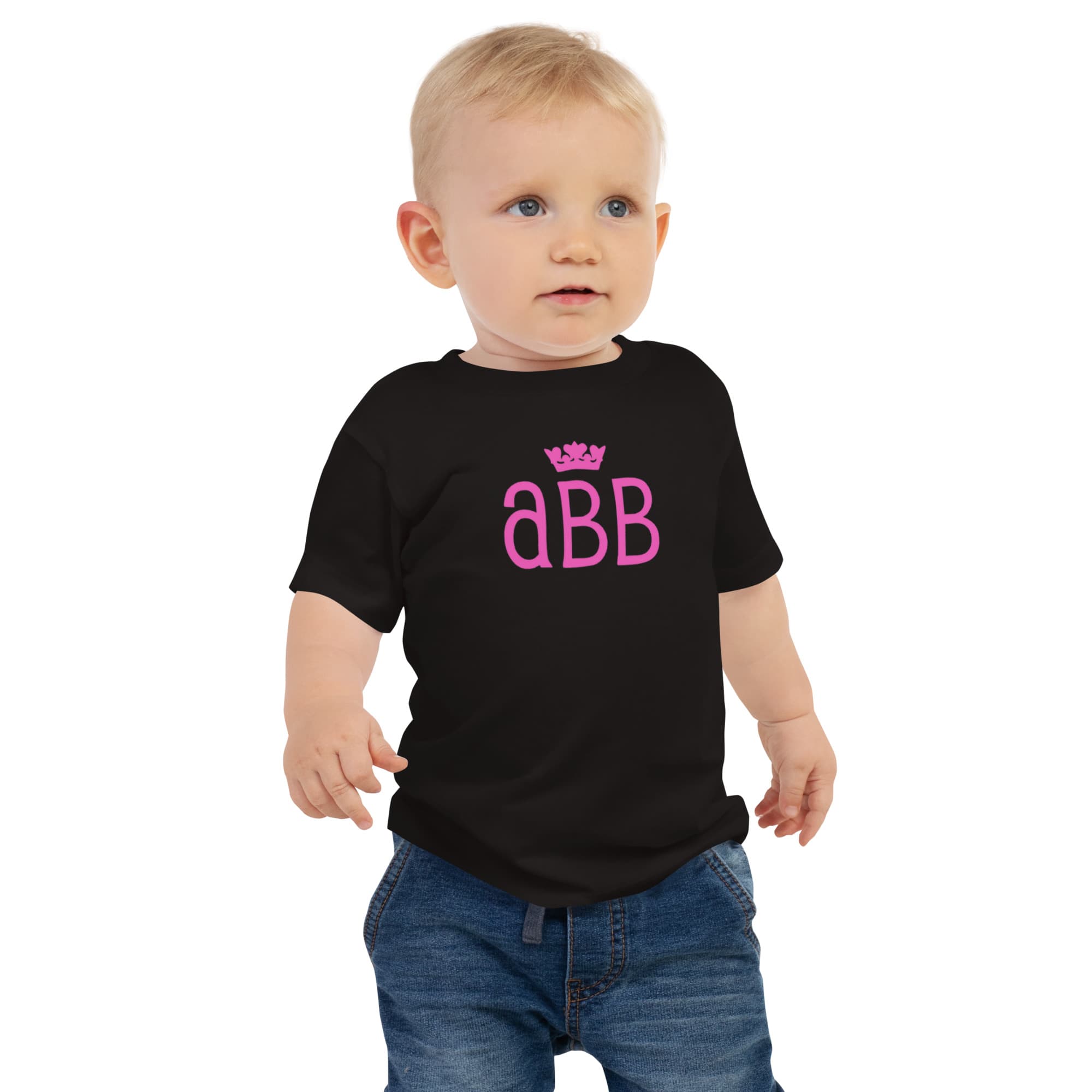 Baby Jersey Short Sleeve Tee - ABB Letters