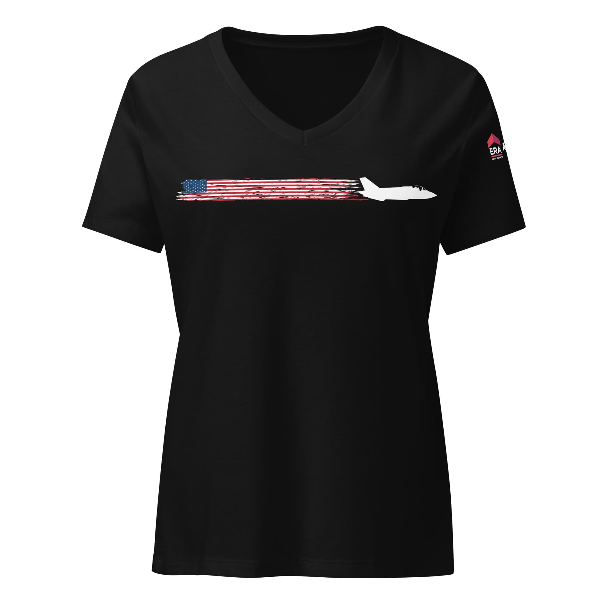 Freedom in Flight Women’s relaxed v-neck t-shirt