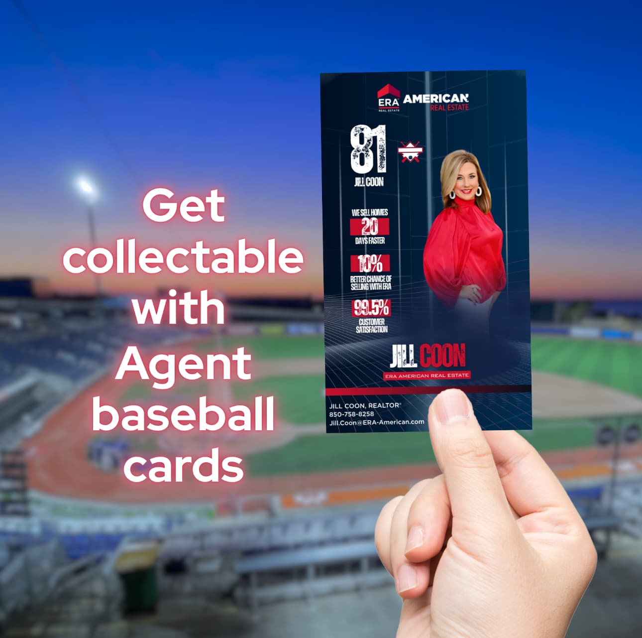 Agent Baseball Business Cards