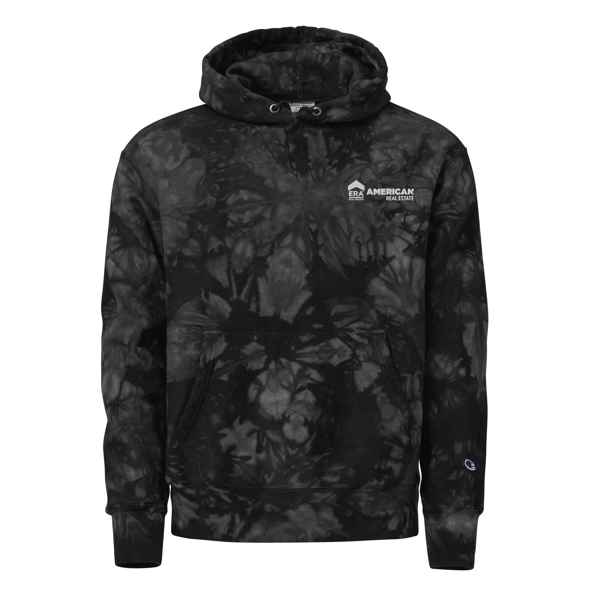 ERA American Unisex Champion Embroidered tie-dye hoodie