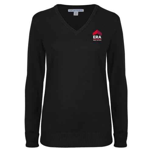 Womens Port Authority VNeck Sweater - Brand Gear