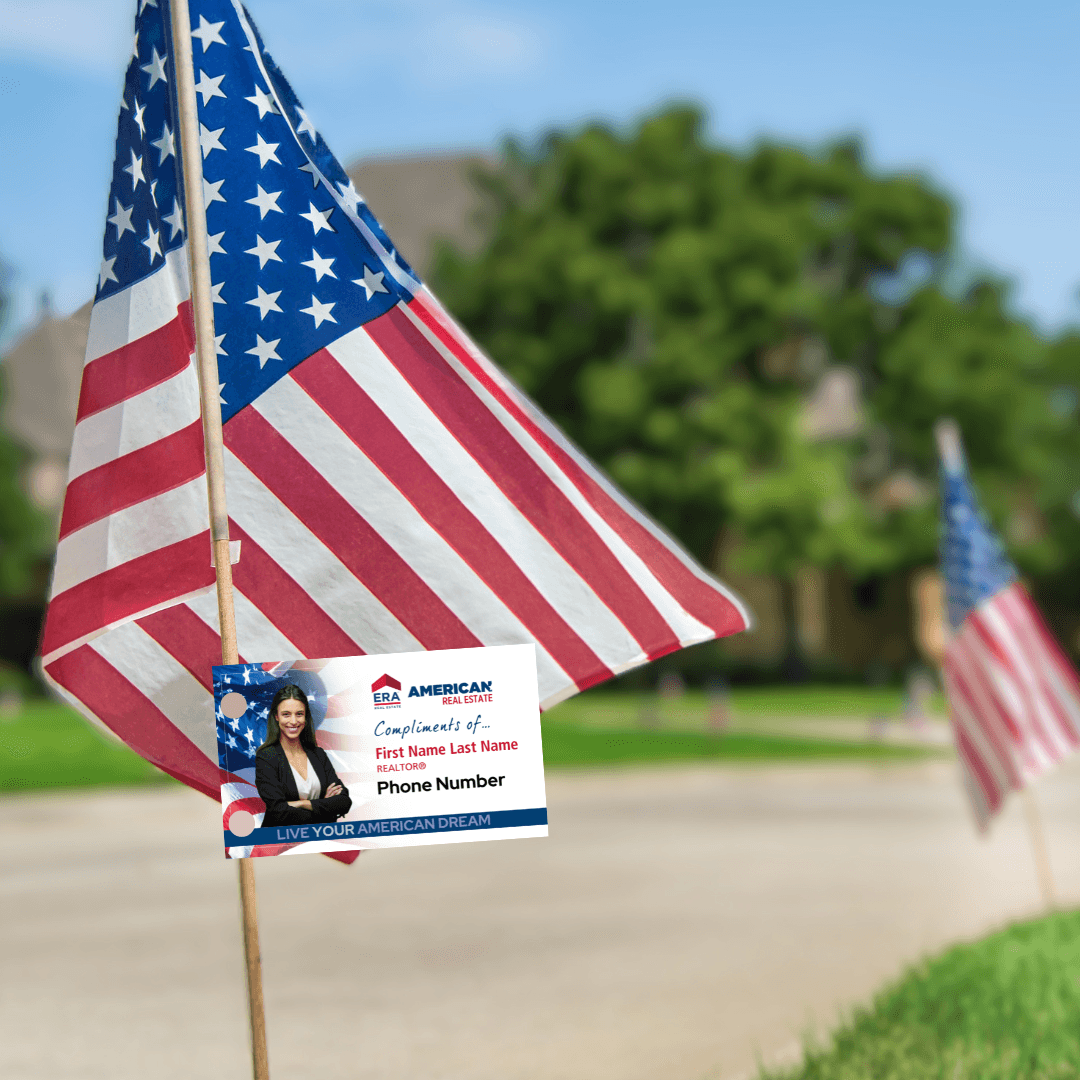 American Flag Tags