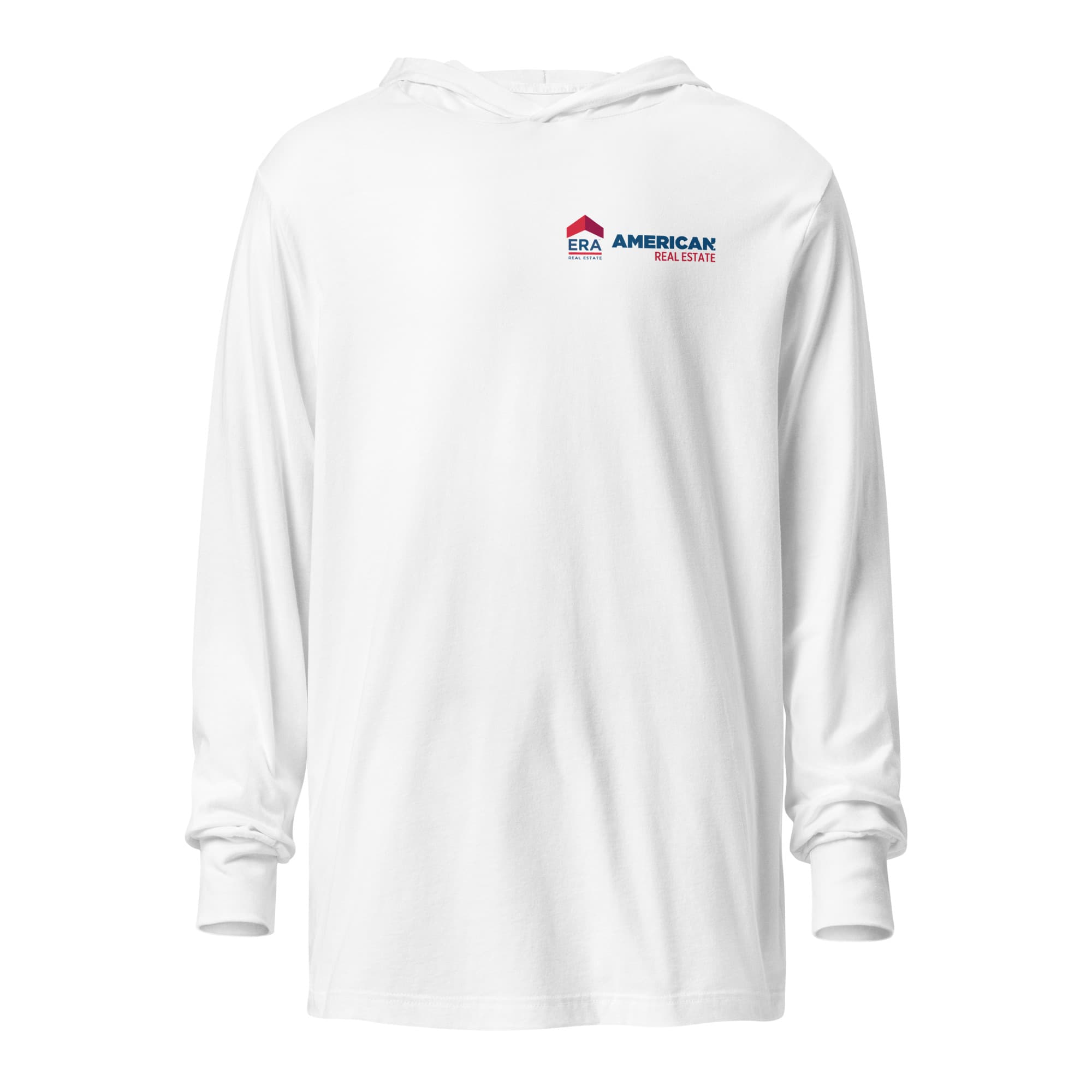 Land of the Free Hooded long-sleeve tee (Bella & Canvas)